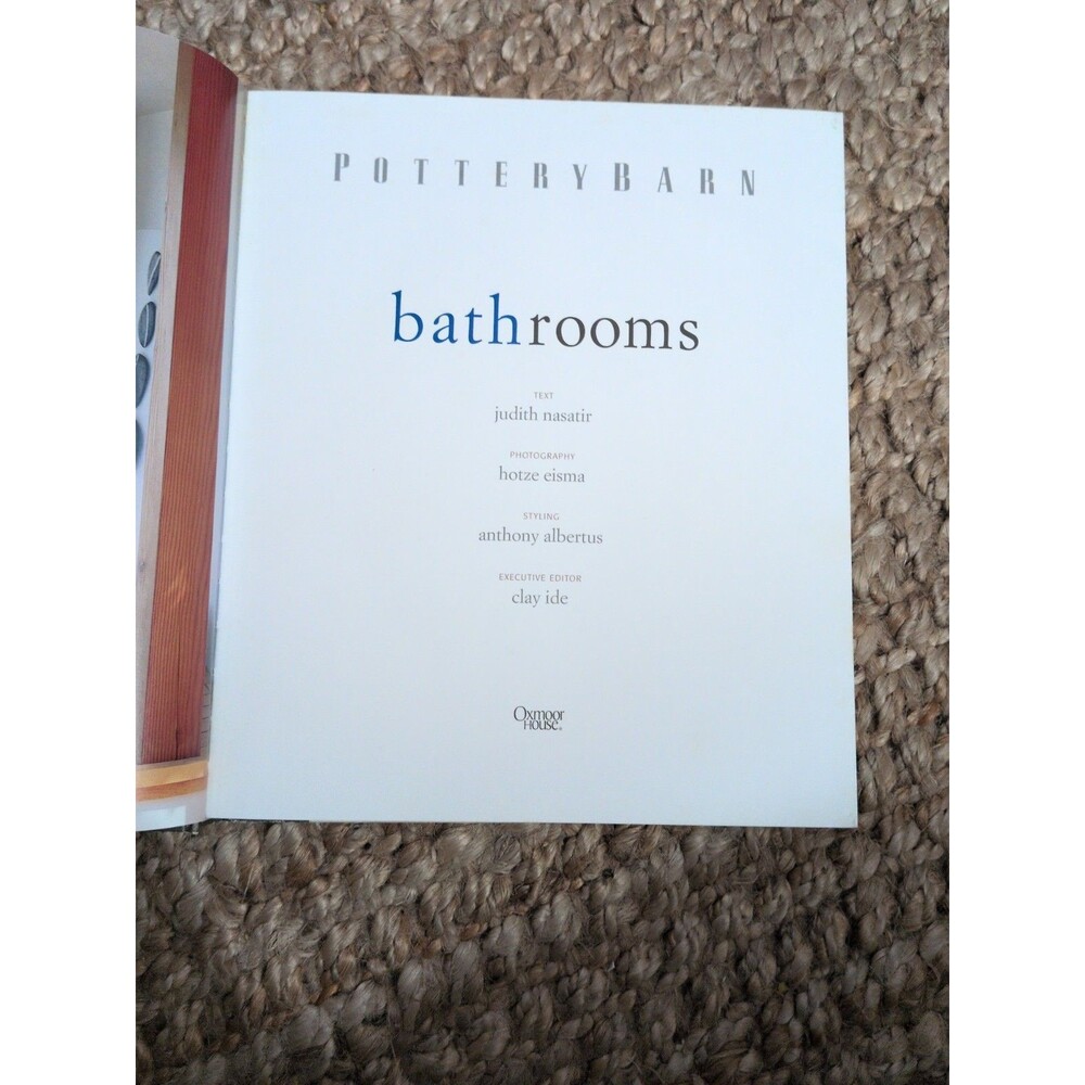 Pottery Barn Bathrooms (Pottery Barn Design Library) - Hardcover - VERY GOOD